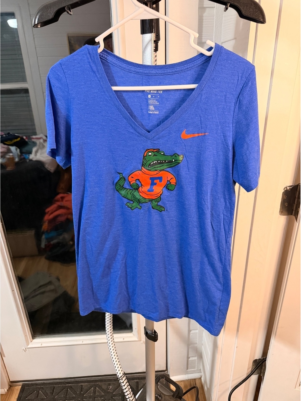 Nike Florida Gators Blue V Neck T Shirt